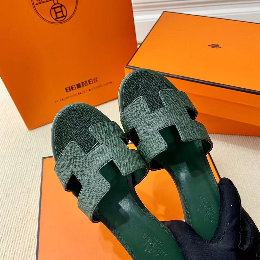 에르메스 올수공 오아시스 슬리퍼 샌들 앱송 25